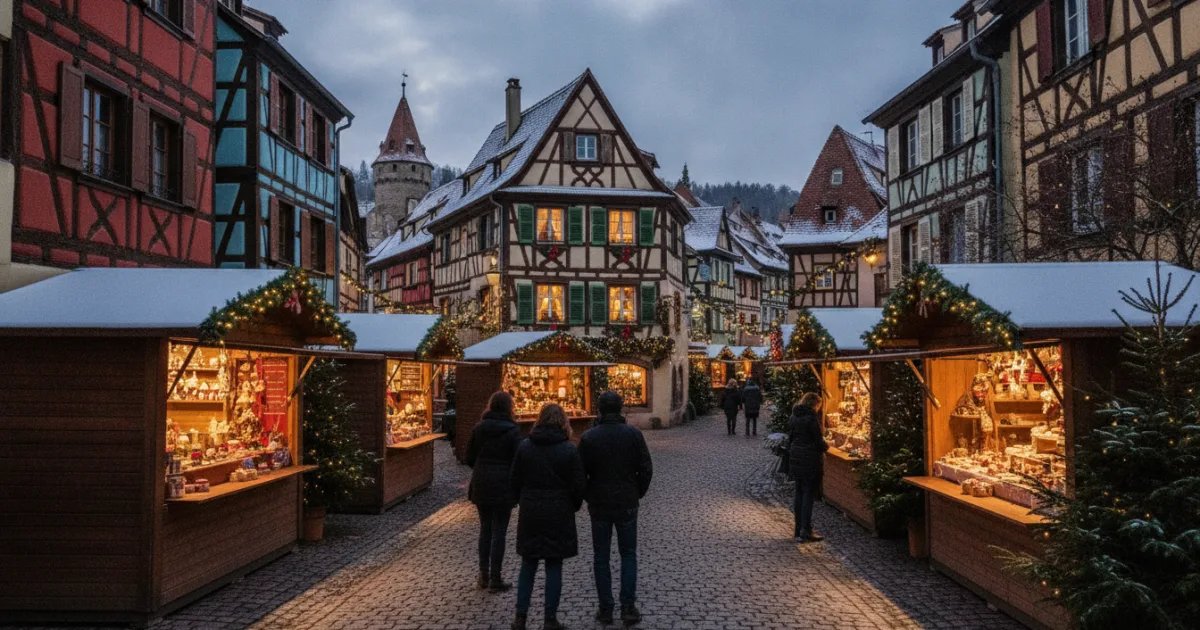 Marché de Noël d'Eguisheim : nos hébergements féériques